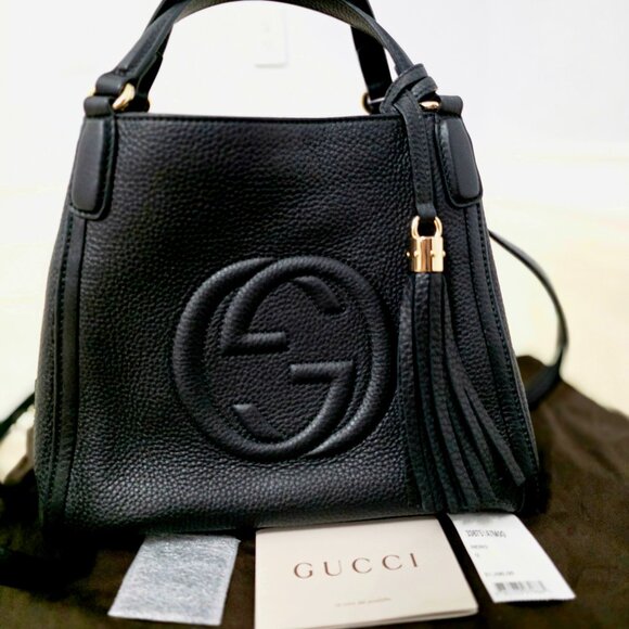 Gucci Small Soho Tote Black - Picture 1 of 5